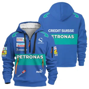 Lando Norris McLaren F1 Exclusive Logo Hoodie Half Zip BLF1270325A2MCLHDF