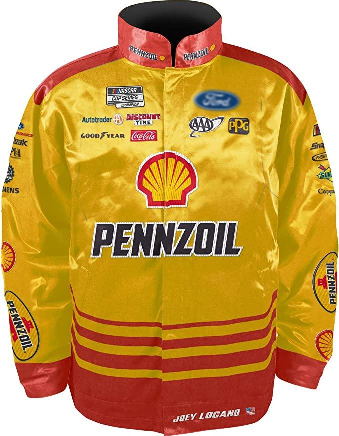 Joey Logano 2023 Shell-Pennzoil Adult Nylon Uniform Jacket