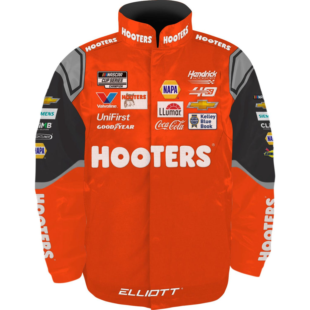 Chase Elliott 2024 Hooters Adult Nylon Uniform Jacket