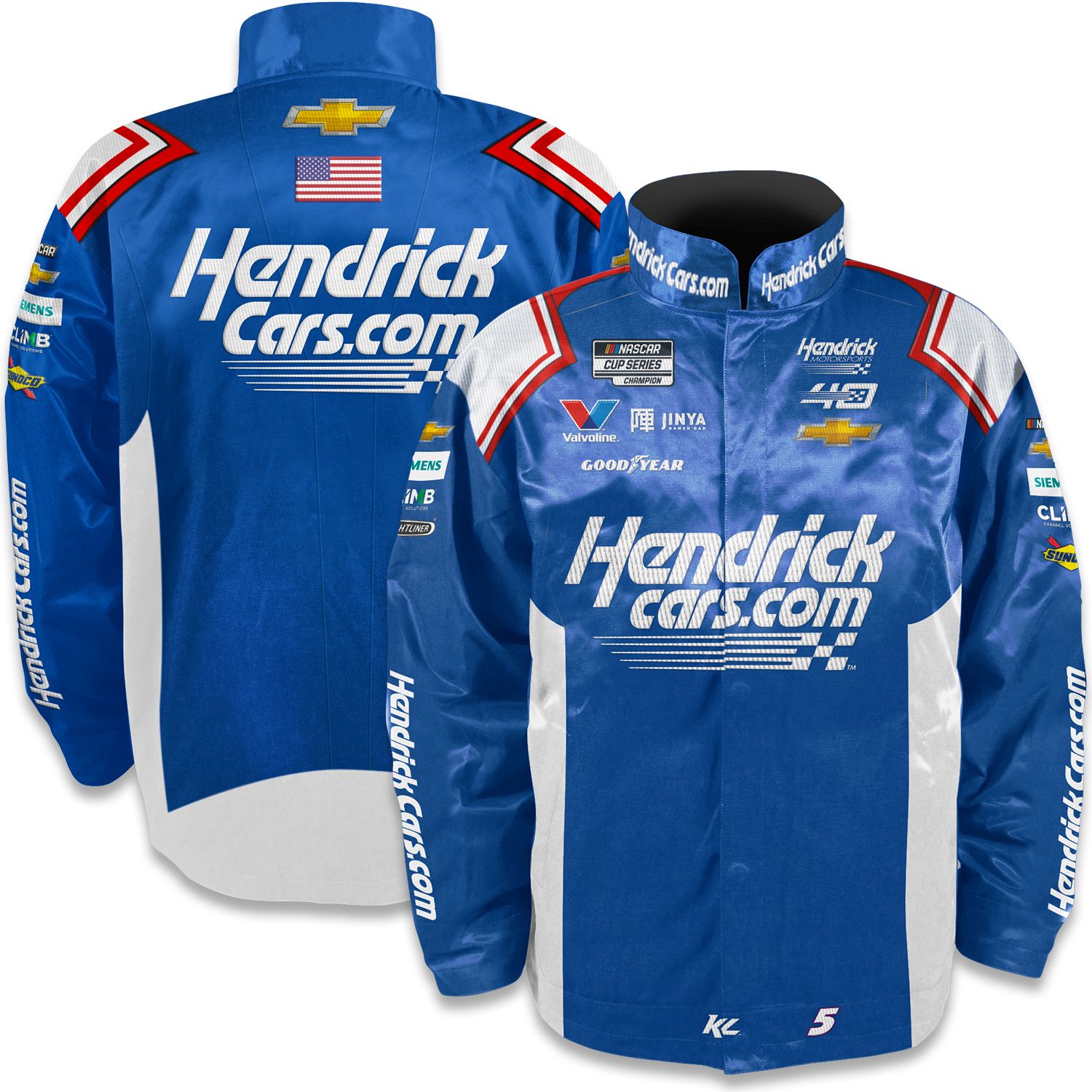 Kyle Larson 2024 HendrickCars.com Adult Nylon Uniform Jacket