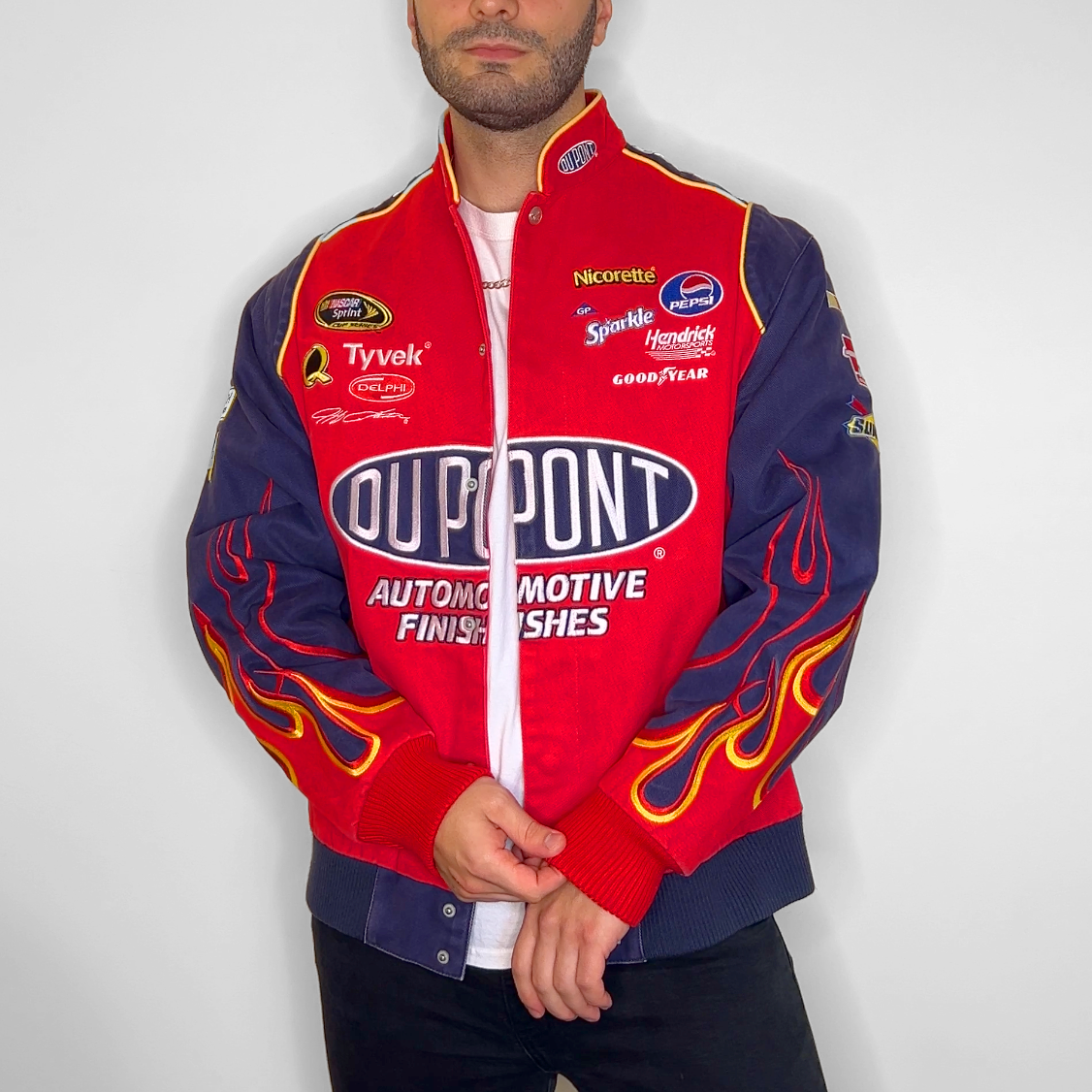 Dupont Flames Nascar Jacket | Chase Authentics
