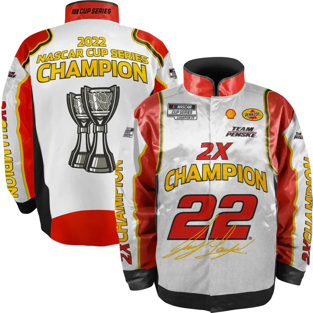 Joey Logano 2022 Adult Nylon 2-Time Champion Jacket
