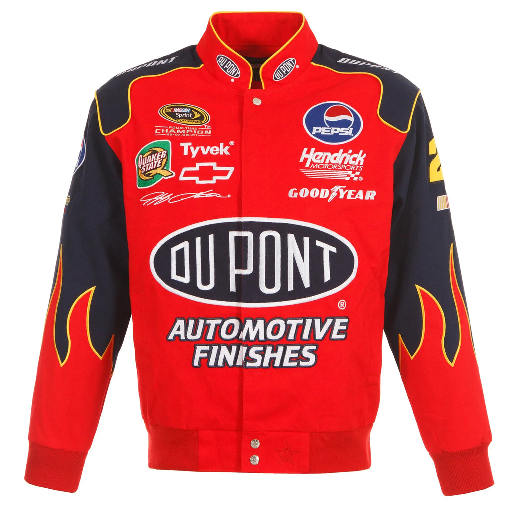 Jeff Gordon 2024 Dupont Navy-Red Uniform Full-Snap Jacket