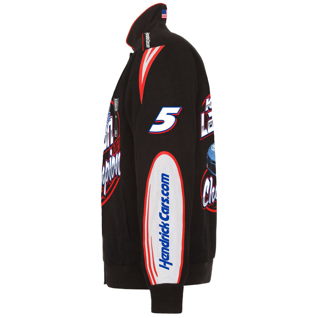 Kyle Larson Champion Full-Snap Twill Cotton Jacket