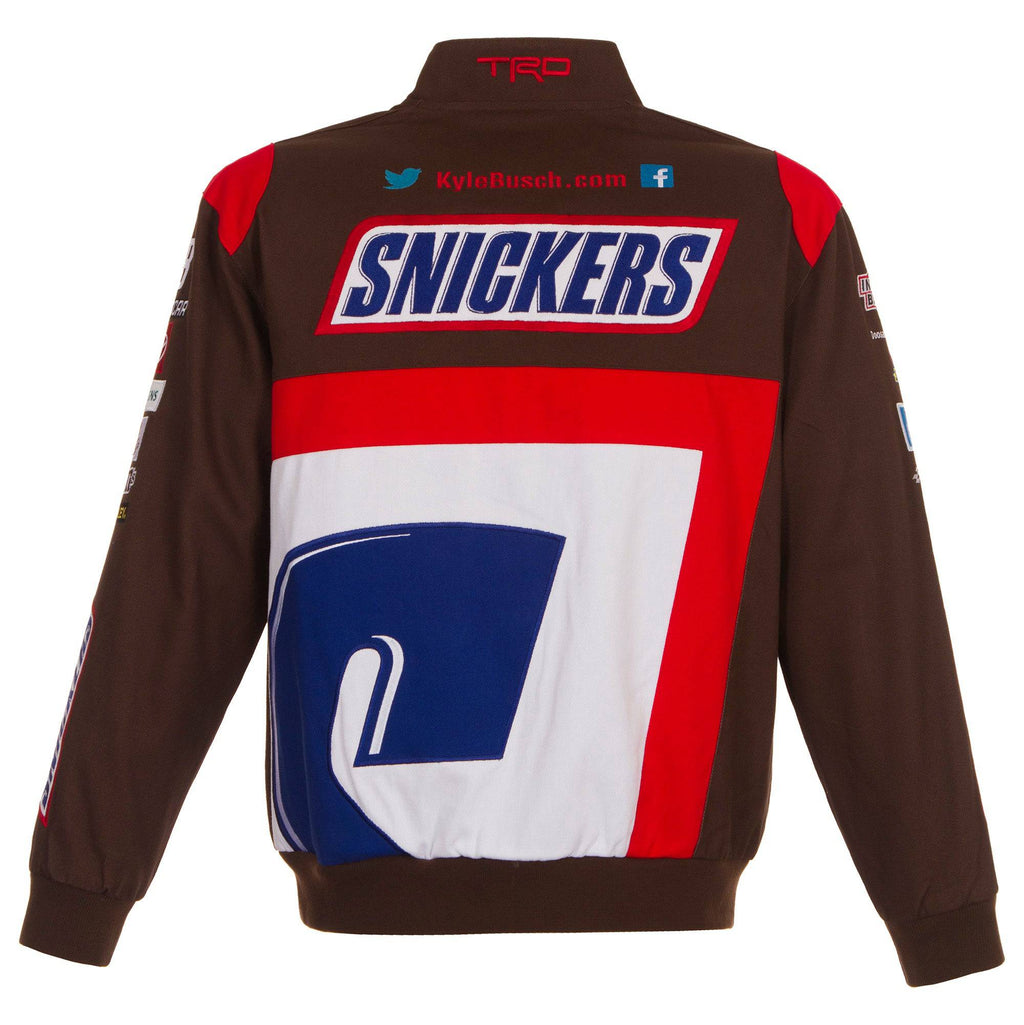 Kyle Busch Brown Snickers Twill Racing Jacket