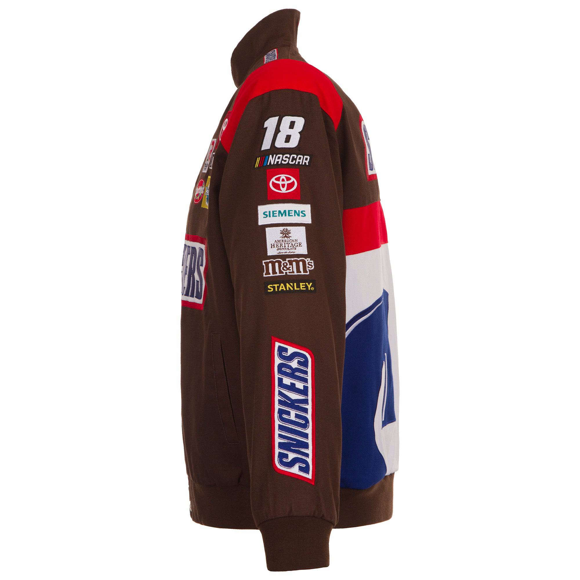 Kyle Busch Brown Snickers Twill Racing Jacket