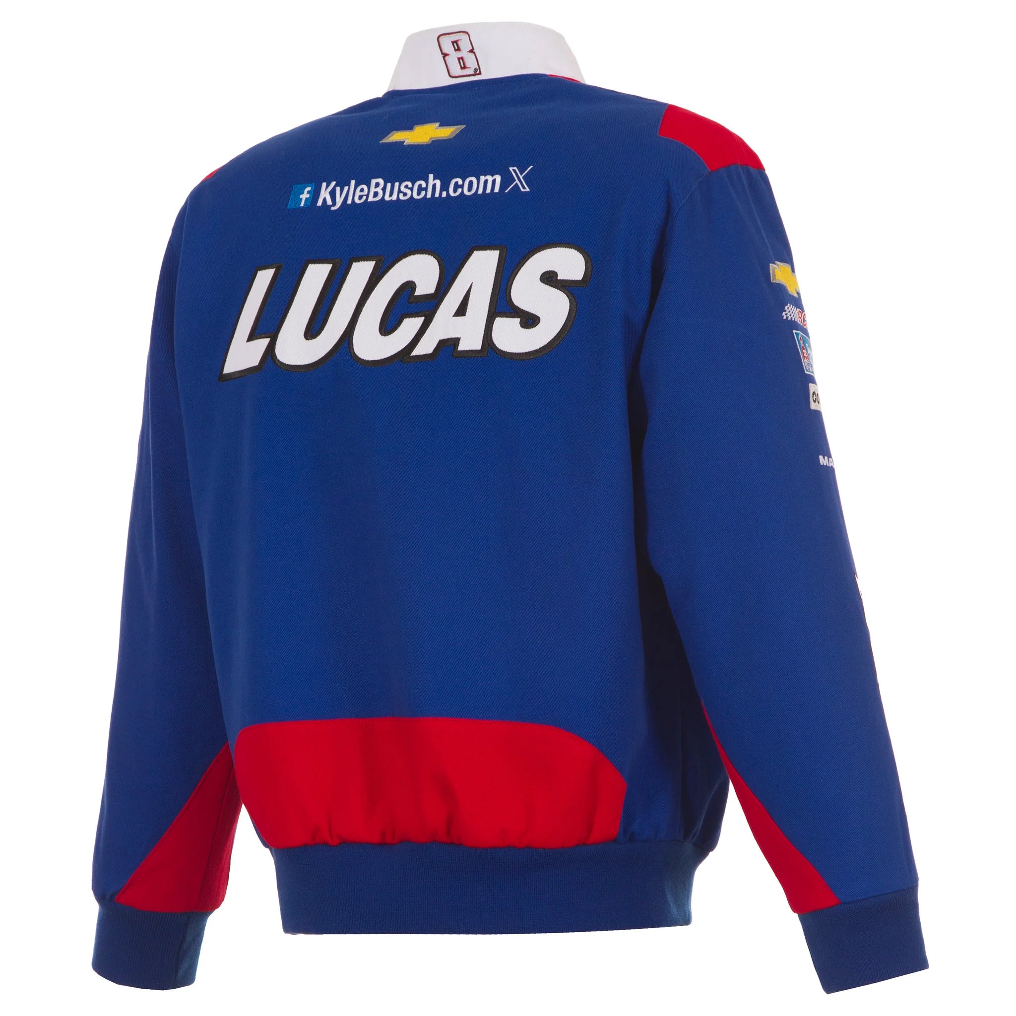 2025 Kyle Busch Lucas Oil Uniform Full-Snap Jacket-Royal