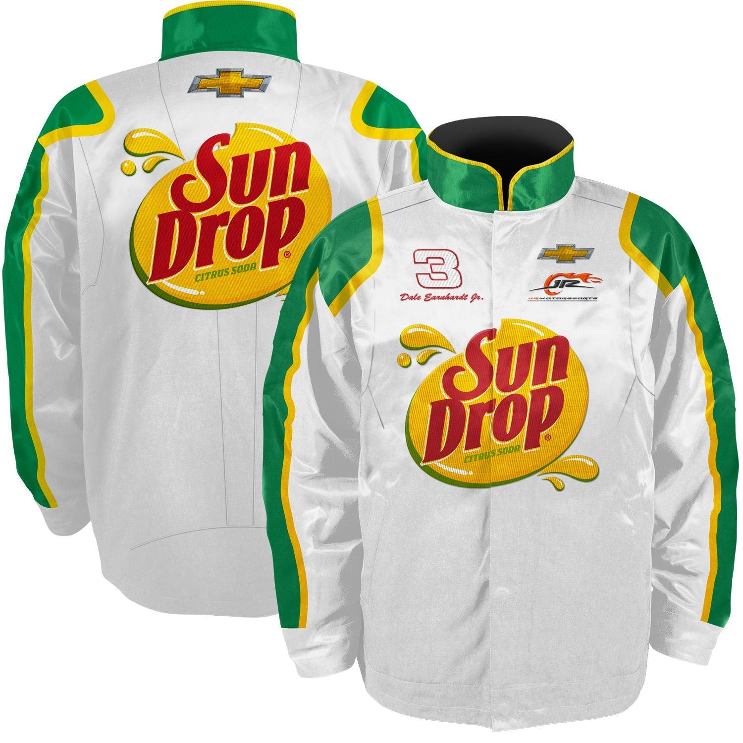Dale Earnhardt Jr. Sun Drop Adult Nylon Uniform Jacket
