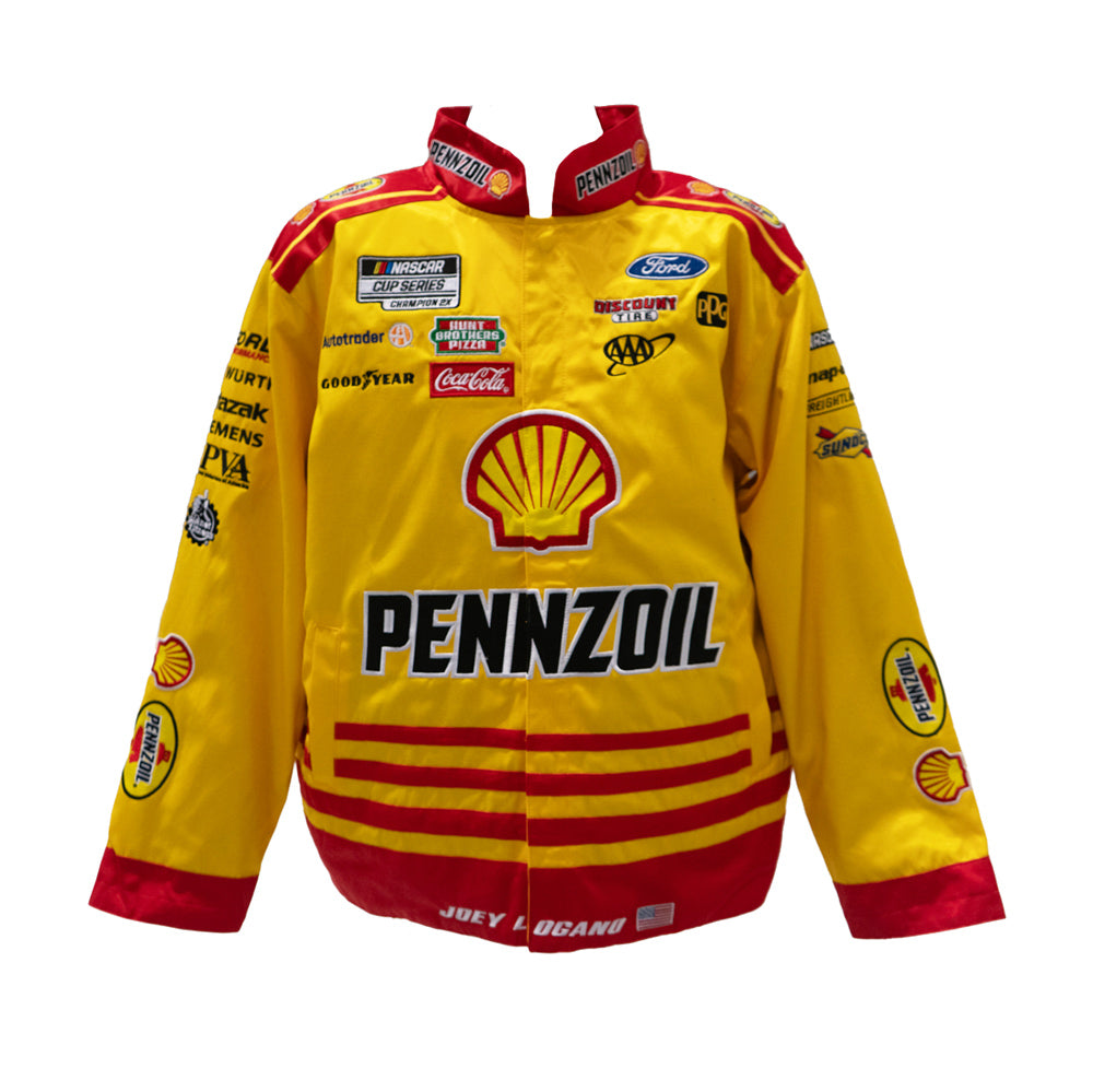 Joey Logano 2024 Shell-Pennzoil Adult Nylon Uniform Jacket