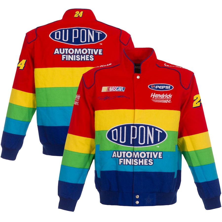 Jeff Gordon Dupont Rainbow Warrior Uniform Full-Snap Jacket