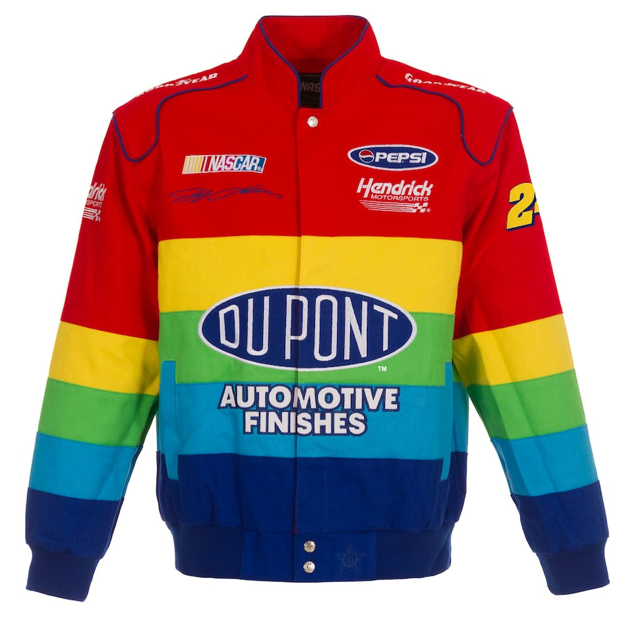 Jeff Gordon Dupont Rainbow Warrior Uniform Full-Snap Jacket