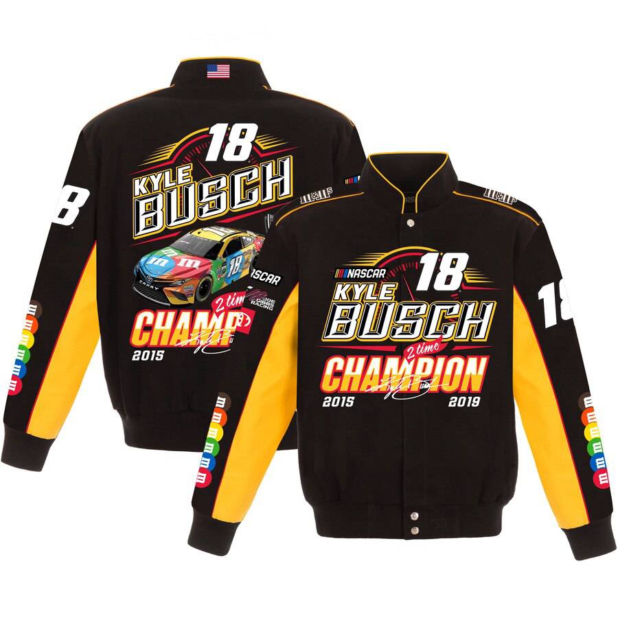 Kyle Busch Energy Nascar Cup Series Champion Jacket