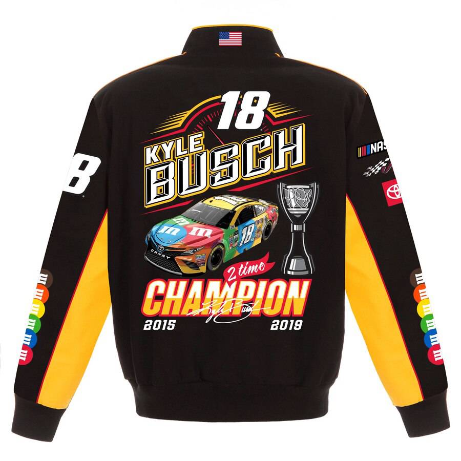 Kyle Busch Energy Nascar Cup Series Champion Jacket